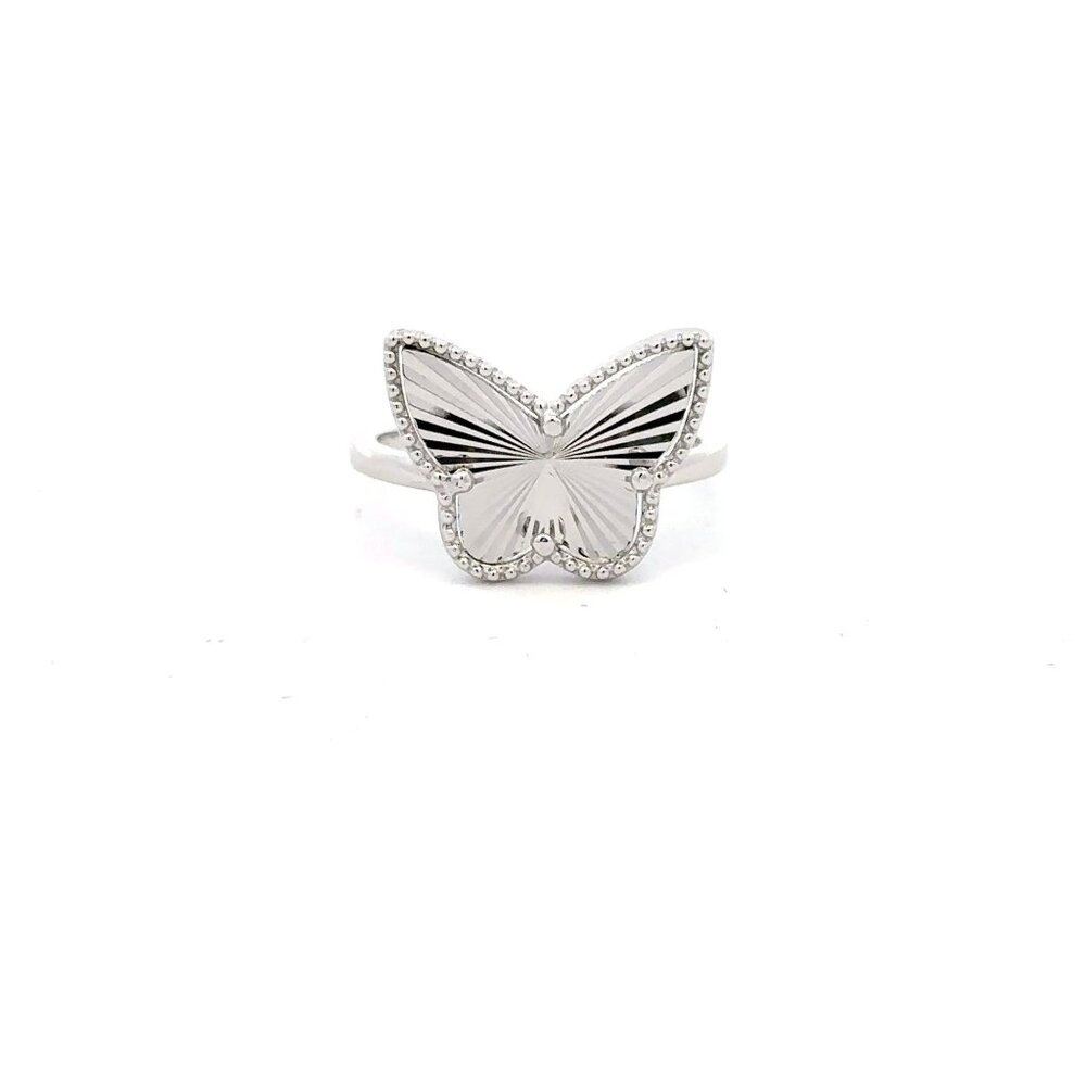 925 Sterling Silver Ring Size 5 Butterfly